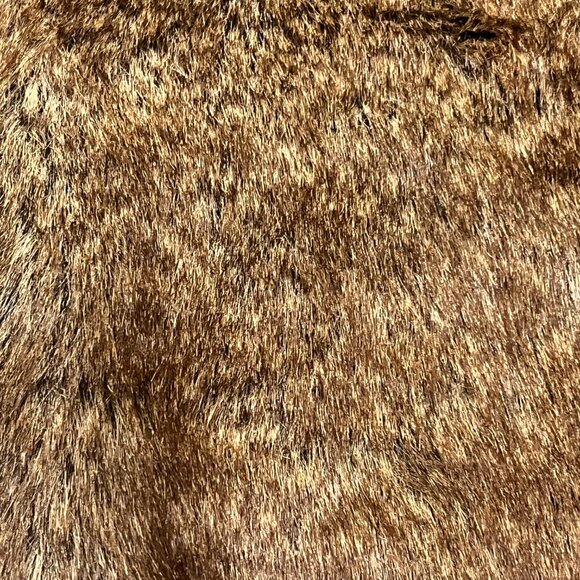 Pins & Needles Lined Faux Fur Wrap Stole, Beaver, OS - Picture 6 of 10